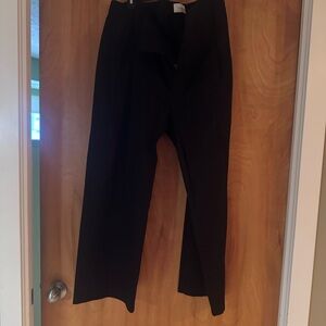 Lemaire Black Easy Pleated Trousers